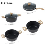 Kreme Venetia Premium Cooking Set of 7pcs