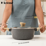 Kreme Venetia Premium Casserole 22cm