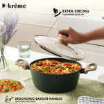 Kreme Venetia Premium Casserole 22cm