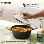 Kreme Venetia Premium Casserole 22cm